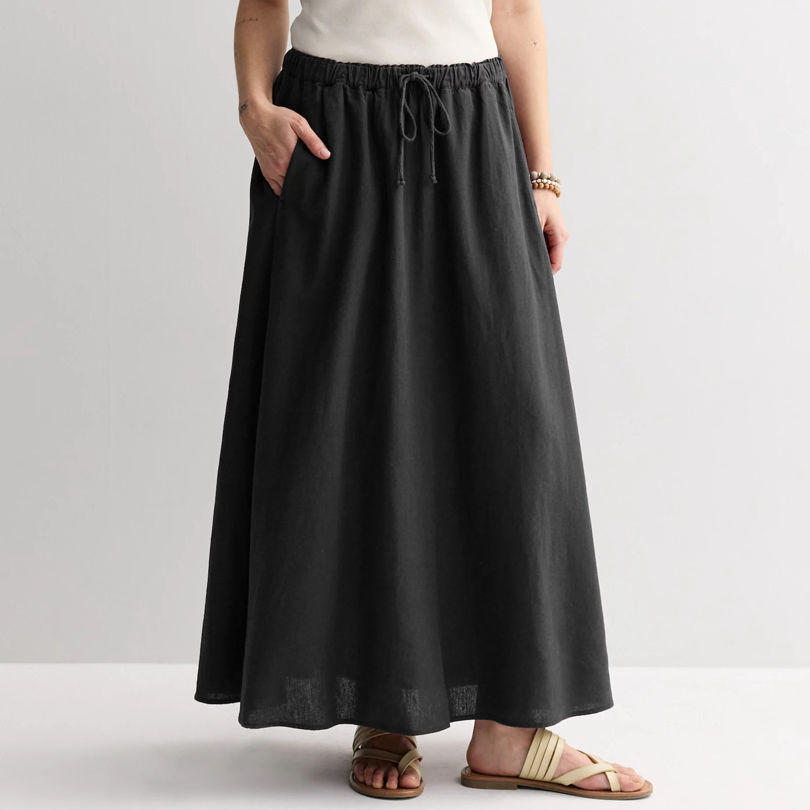 Sonoma Goods For Life\u00ae Linen Maxi Skirt | Kohl's