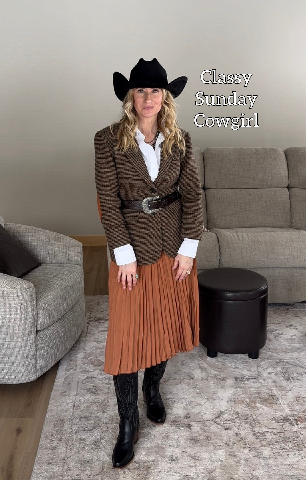 An elevated, classy Sunday cowgirl look you can wear to church, brunch, or rodeo. That’s a triple threat y’all 🤠

#LTKMothersDay #LTKootd #LTKOver40