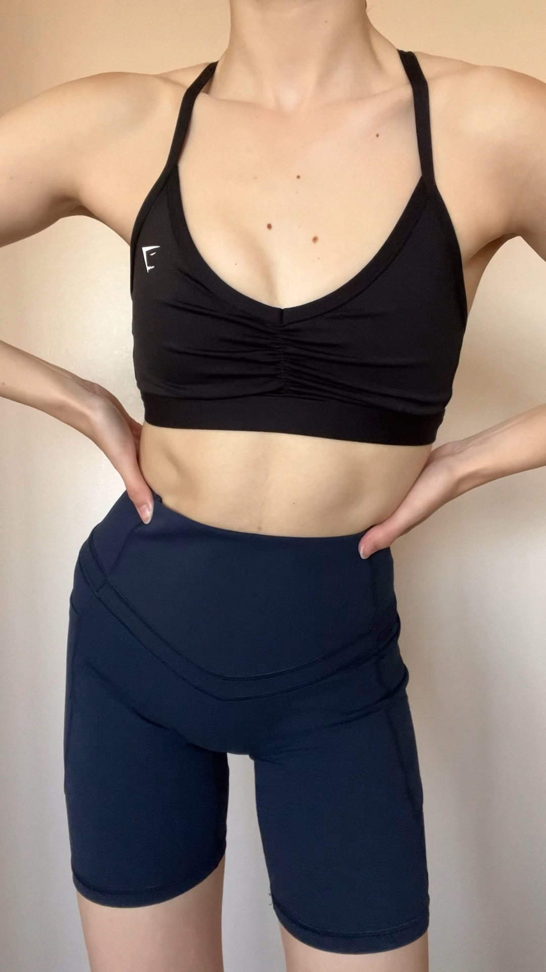 today’s workout outfit! 🖤
sports bra - size small 
shorts - size small 

#LTKFindsUnder50 #LTKStyleTip #LTKActive