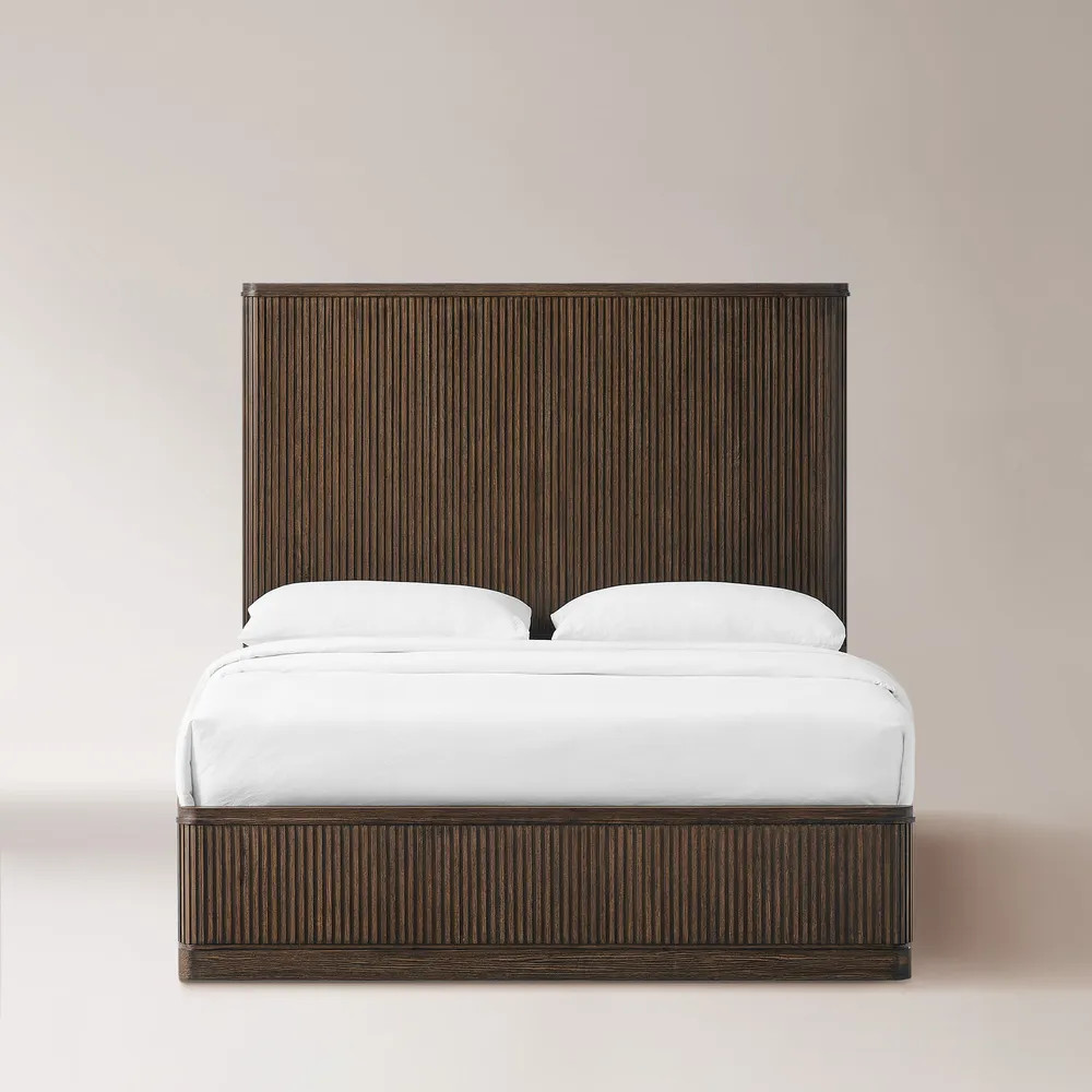 NEW ARRIVALFinnley Queen Size Fluted Bed | Hernest