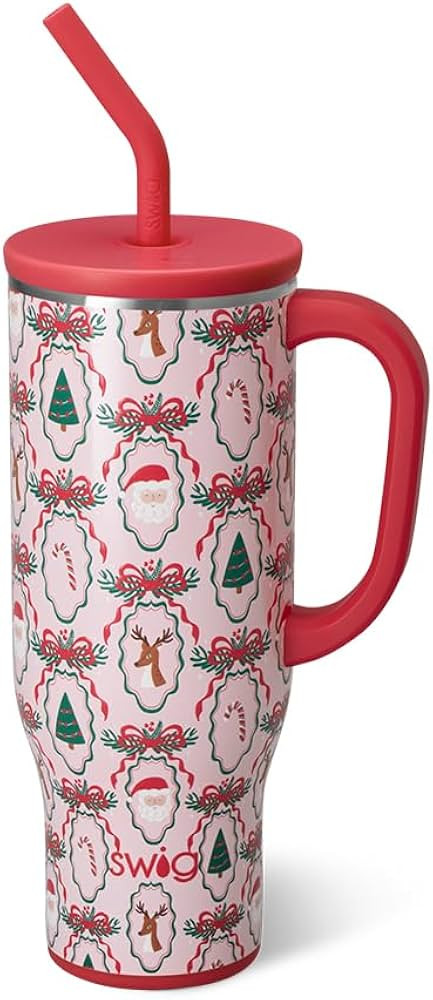 Swig Life 30oz Mega Mug, 30oz Tumbler with Handle and Straw, Large Insulated Tumblers, Cup Holder... | Amazon (US)