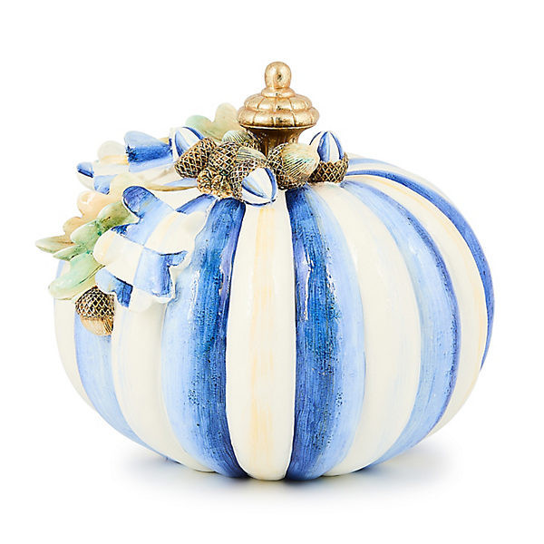 MacKenzie-Childs Royal Autumn Small Acorn Pumpkin Figurine | MacKenzie-Childs