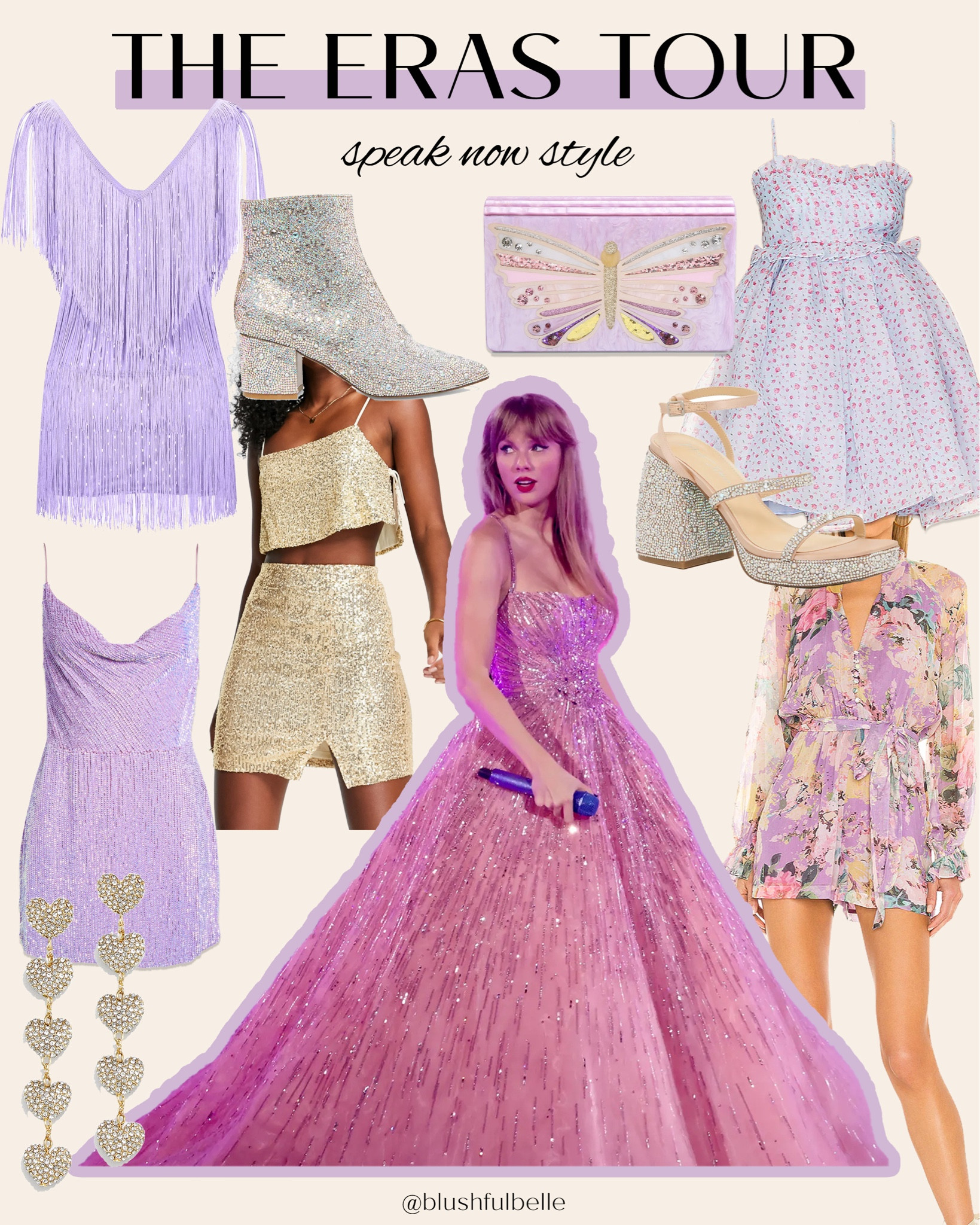 The Eras Tour Outfit inspiration for the Speak Now era! 💜 Taylor Swift concert, concert outfits, concert style, Taylor Swift tour, night out dresses, sequin dresses

#LTKshoecrush #LTKstyletip #LTKFind