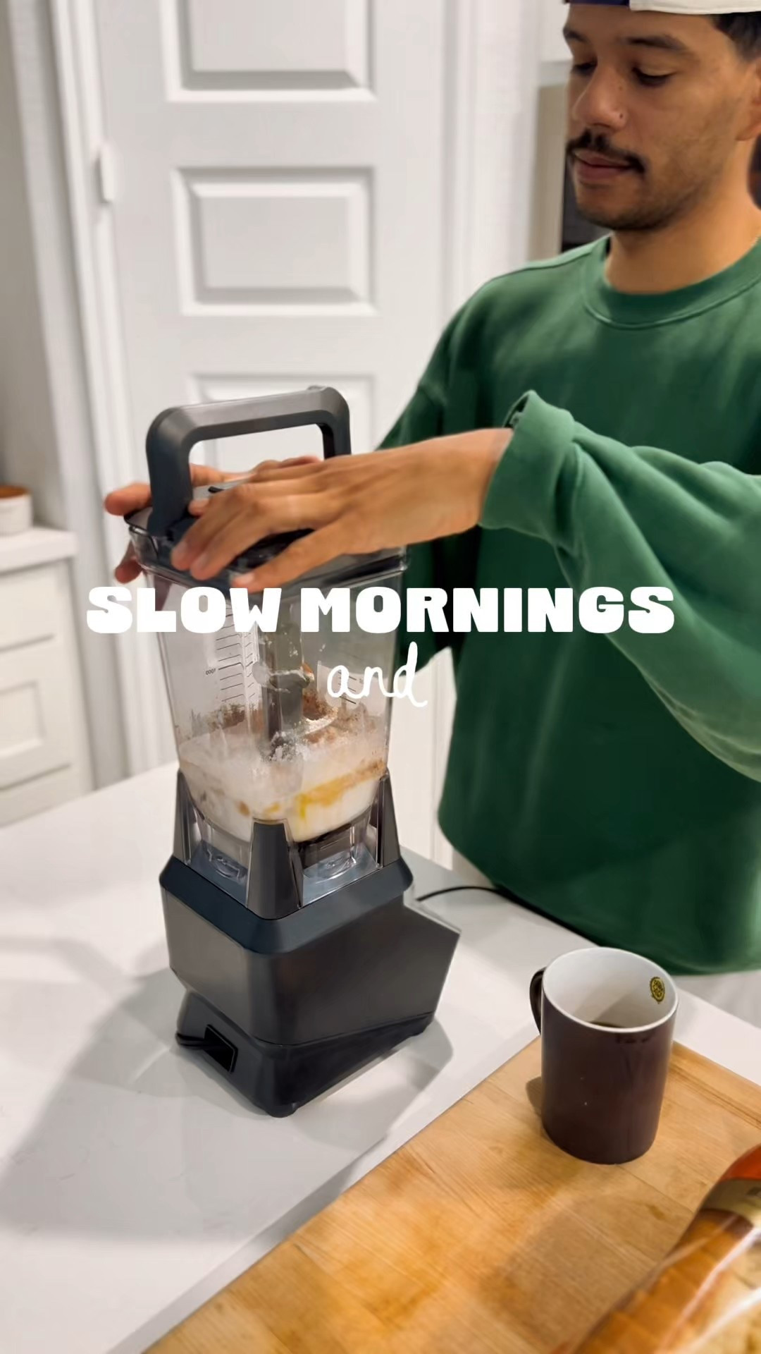 Two things everyone needs - slow mornings and French toast! This blender, Traeger, and recipe came in clutch  

#LTKFamily #LTKHome #LTKMens