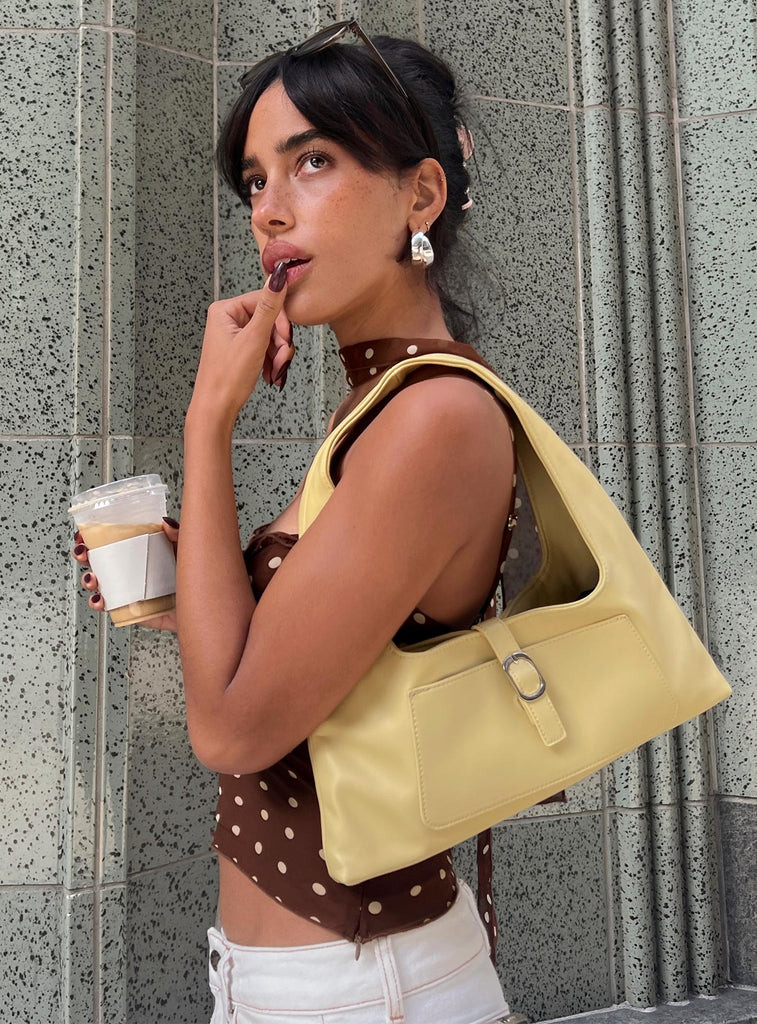 Who Told You Shoulder Bag Butter | Princess Polly US