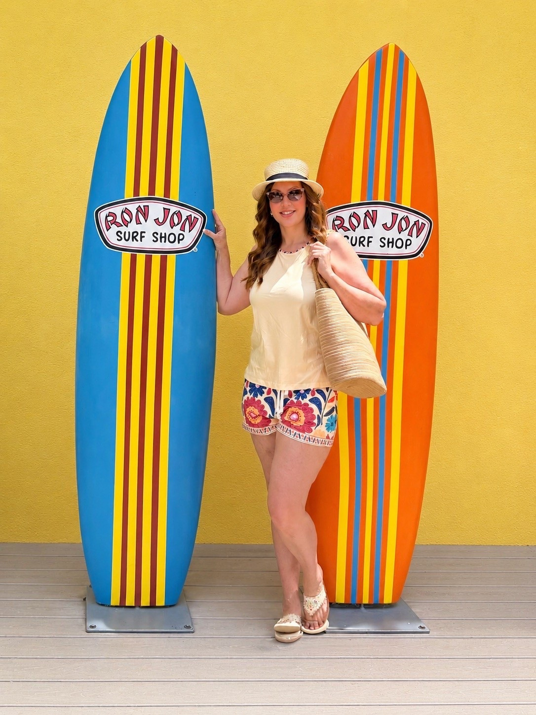 This two-piece matching shorts set is the definition of easy, breezy, pulled-together style:
Top: A soft, flowy sleeveless tank in a neutral cream tone with matching pattern trimmed on sleeves and neckline. It’s lightweight, flattering, and perfect for staying cool while still looking polished.
Shorts: The real star—playful, colorful, and full of personality with bold floral patterns that scream sunshine, vacation, and “I’m not checking emails today.”

This outfit is casual meets chic with just enough pop to turn heads without trying too hard.
Paired with a straw hat, sunnies, and woven bag? You’ve basically unlocked an easy packable summer outfit! 
☀️ Where to Wear It (aka your excuse list)
🌴 Beach towns & boardwalk strolls
Perfect for wandering, shopping, and grabbing a cold drink while pretending you might actually surf (but probably won’t).
🛍️ Casual brunch or shopping day
Throw this on and suddenly you’re the best-dressed person at brunch—even if you ordered pancakes and waffles.
✈️ Vacation exploring
Lightweight, comfy, and cute in photos—aka the holy trinity of travel outfits.
🍹 Poolside or resort lounging
Add sandals and a drink in hand and you’re officially in relaxation mode.
🌅 Summer evenings
Dress it up slightly with wedges and a cute clutch and you’re ready for dinner with a view.

#LTKTravel #LTKTall #LTKOver40