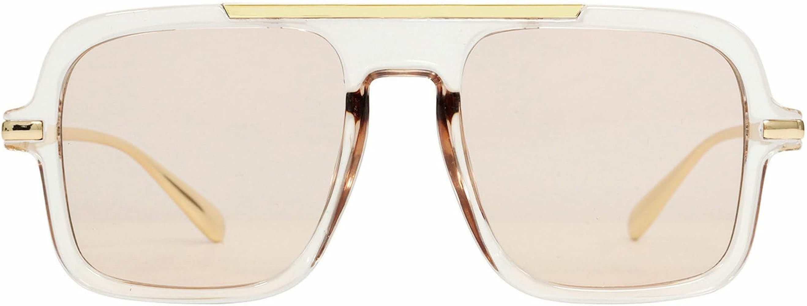 Retro Square Sunglasses for Womens Mens Vintage Oversized Pilot Sun Glasses 70s 80s 90s Shades | Amazon (US)