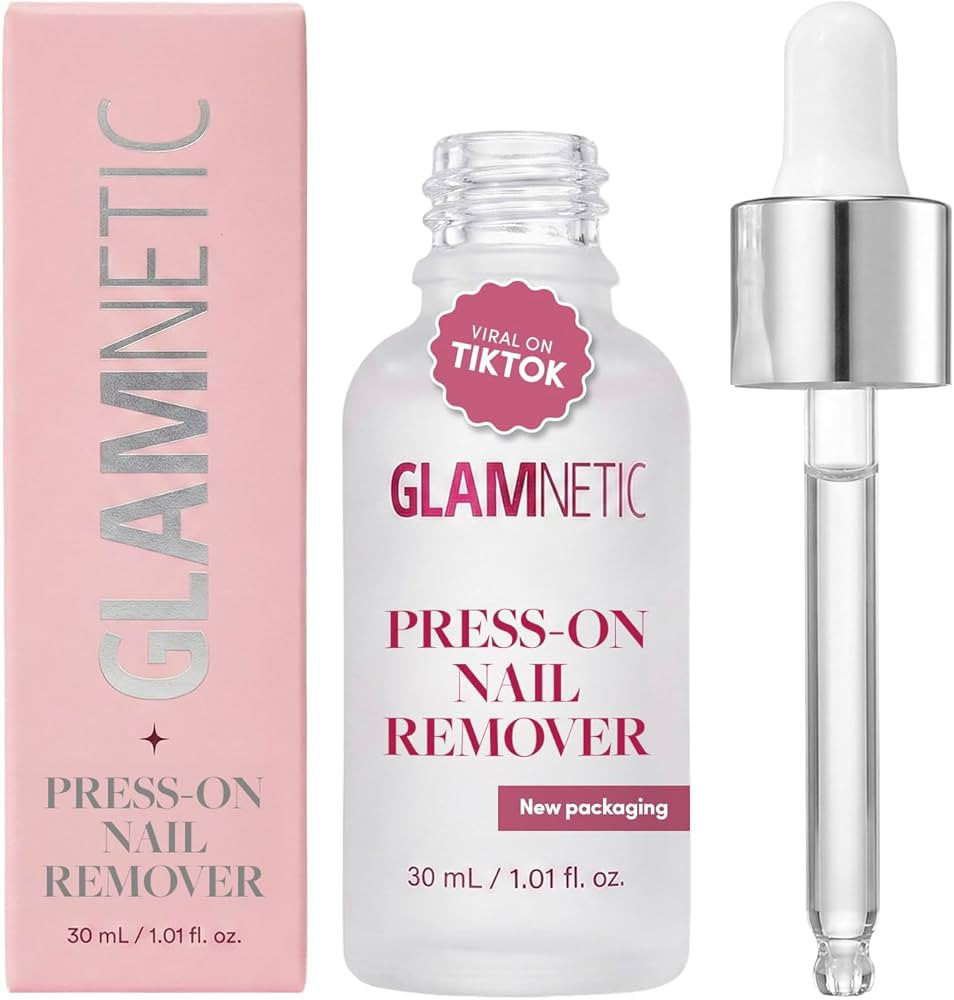 Glamnetic Press On Nail Remover | Odorless, No Acetone, Gentle Press-On Nail Remover Serum for Fa... | Amazon (US)