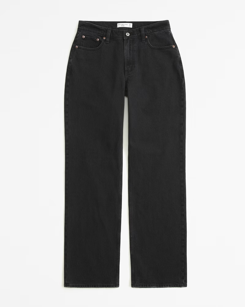 Curve Love Low Rise Baggy Jean | Abercrombie & Fitch (US)