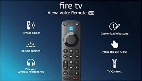 Amazon Alexa Voice Remote Pro, includes remote finder, TV controls, backlit buttons, requires com... | Amazon (US)
