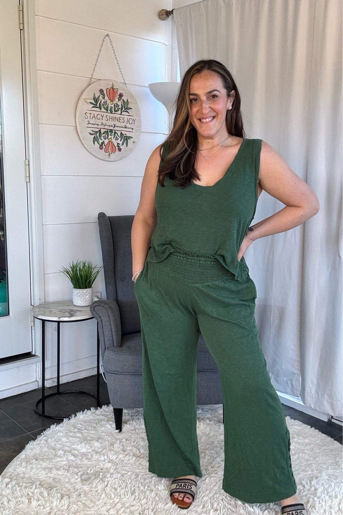 Lightweight two piece set from free people I sized down to a medium! 

#LTKfindsunder100 #LTKmidsize #LTKstyletip