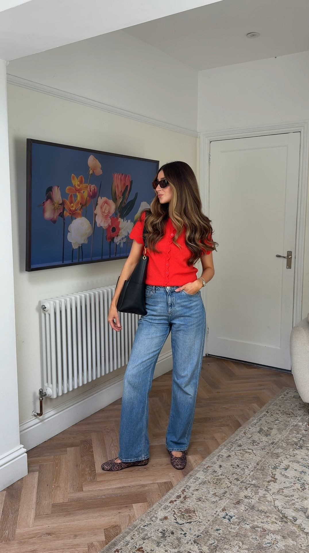 7 days of styling blue jeans (day 4) 

Red scallop trim top, blue jeans from Primark, leopard print ballet flats ♥️🐆 

#LTKuk #LTKjeans #LTKspring