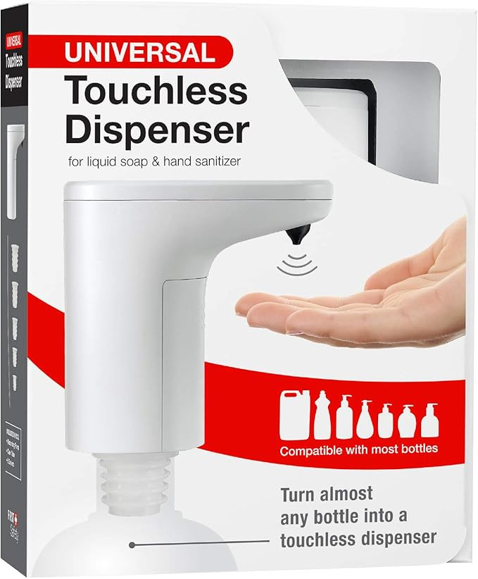 Automatic Dispenser Touchless Pump for Liquid Hand Soap and Hand Sanitizer (Pack of 1) | Amazon (US)