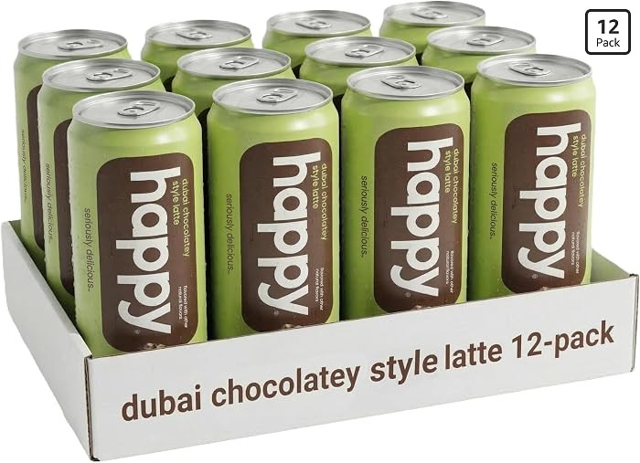 happy Dubai Chocolatey Style Latte 11 oz (ready to drink) | Amazon (US)