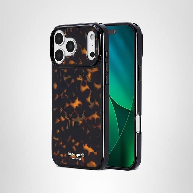 kate spade new york iPhone 17 Pro Max Case - Compatible with MagSafe - Designer Phone Case - Tort... | Amazon (US)