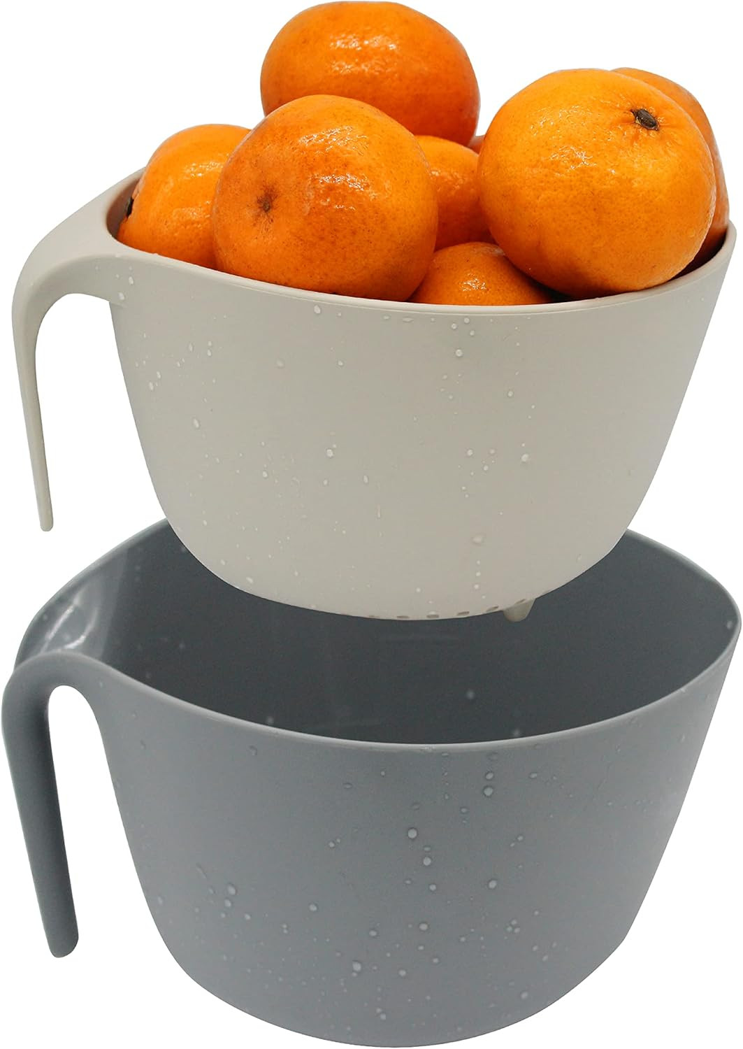 Kitchen Colander and Strainer Bowls Set,2 in 1 Fruit Vegetable Washing Basket for Soaking,Drainin... | Amazon (US)