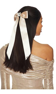 Eugenia Kim Lacey Bow in Champagne from Revolve.com | Revolve Clothing (Global)