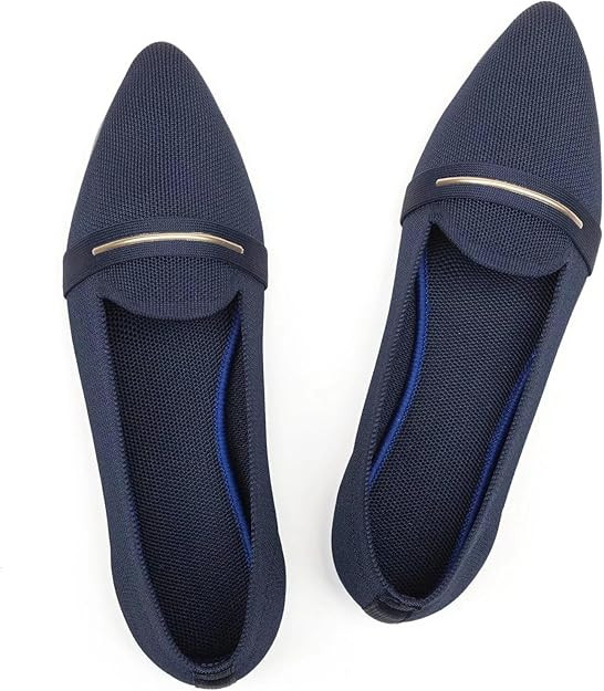 Frank Mully Women's Casual Loafer Flats Slip On Loafer Shoes Comfortable Knit Flat Shoes Classics... | Amazon (US)