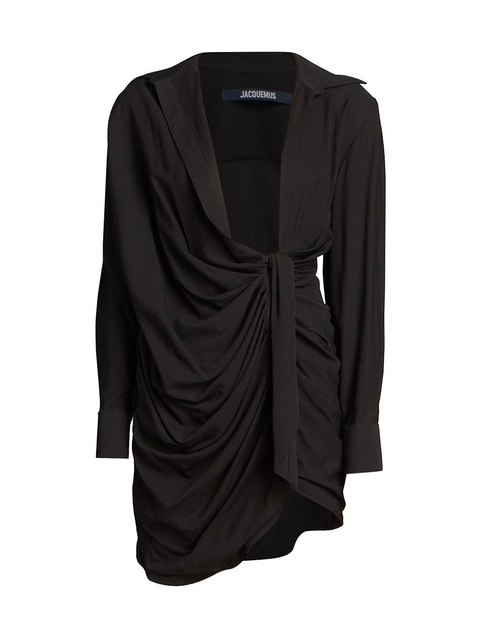 Draped Asymmetric Minidress | Saks Fifth Avenue