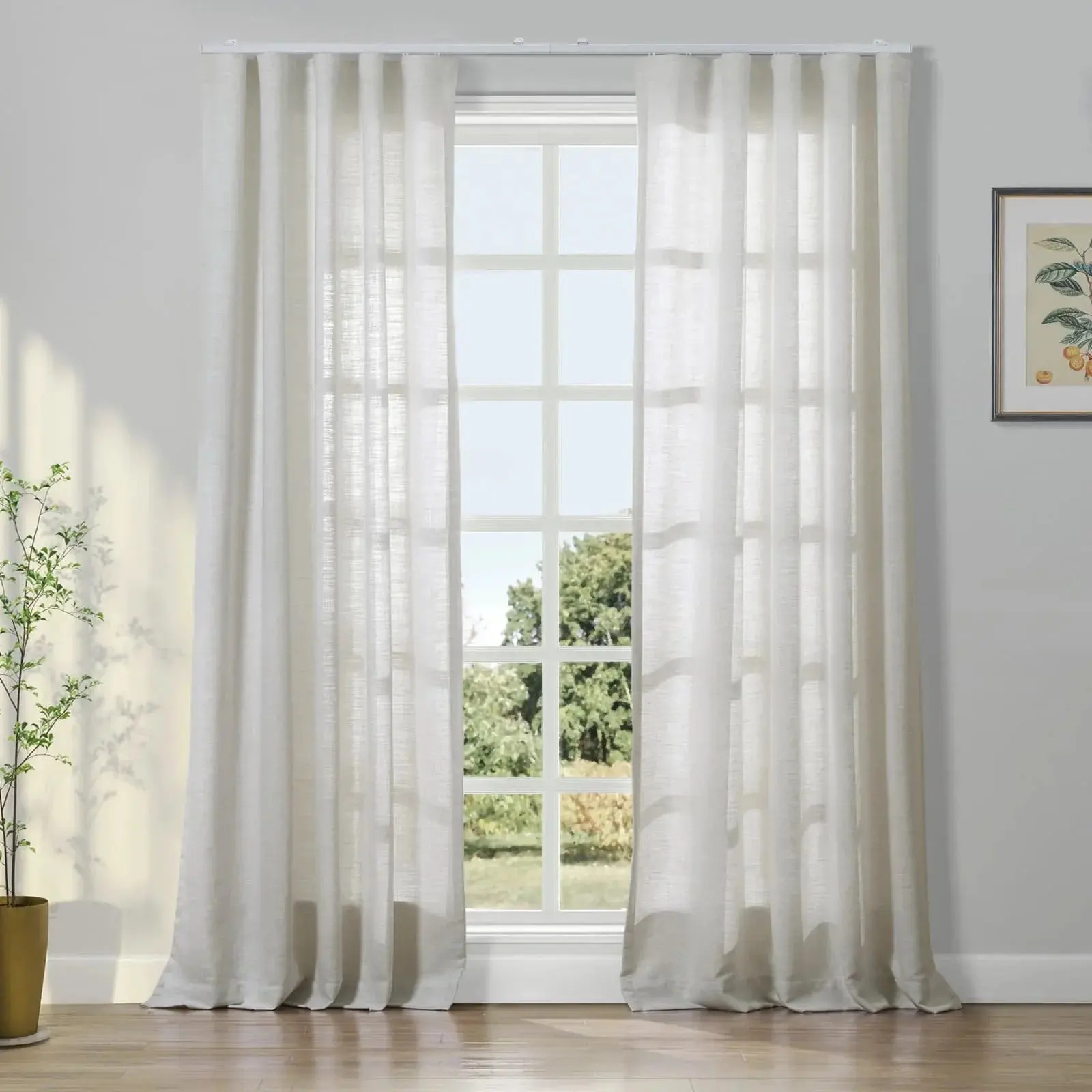 Patti 100% Belgian Linen Ripple Fold Drapery | TWOPAGES