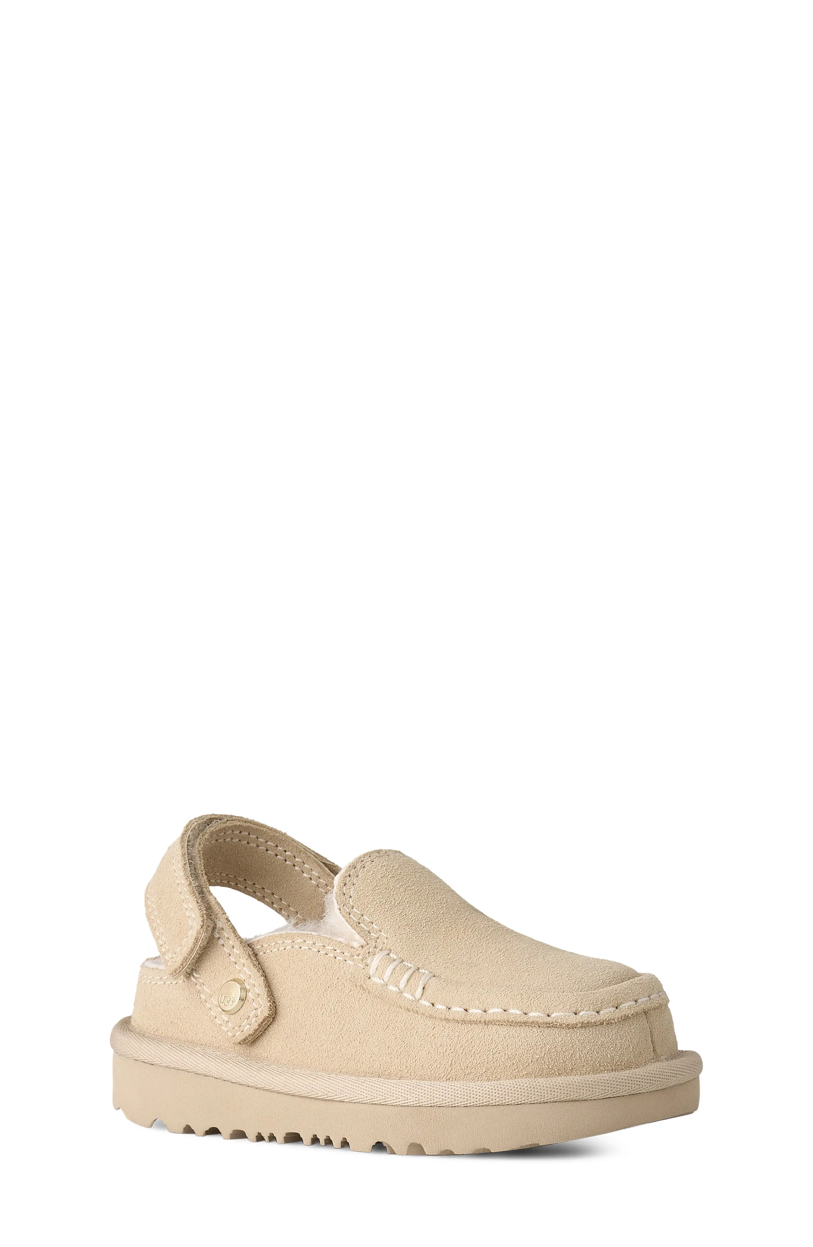 UGG\u00ae Kids' Goldenstar Evelina Genuine Sheepskin Lined Clog | Nordstrom | Nordstrom