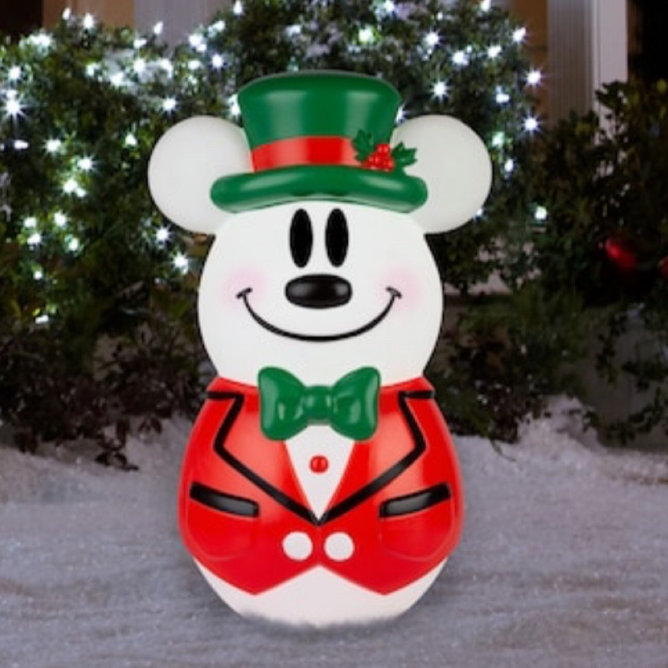 Mickey Mouse sale snowman blow mold