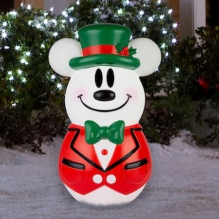 Mickey and Minnie Christmas blow mold, Mickey Mouse Christmas snowman, Lowe’s Christmas decor 

#LTKhome #LTKHoliday #LTKSeasonal