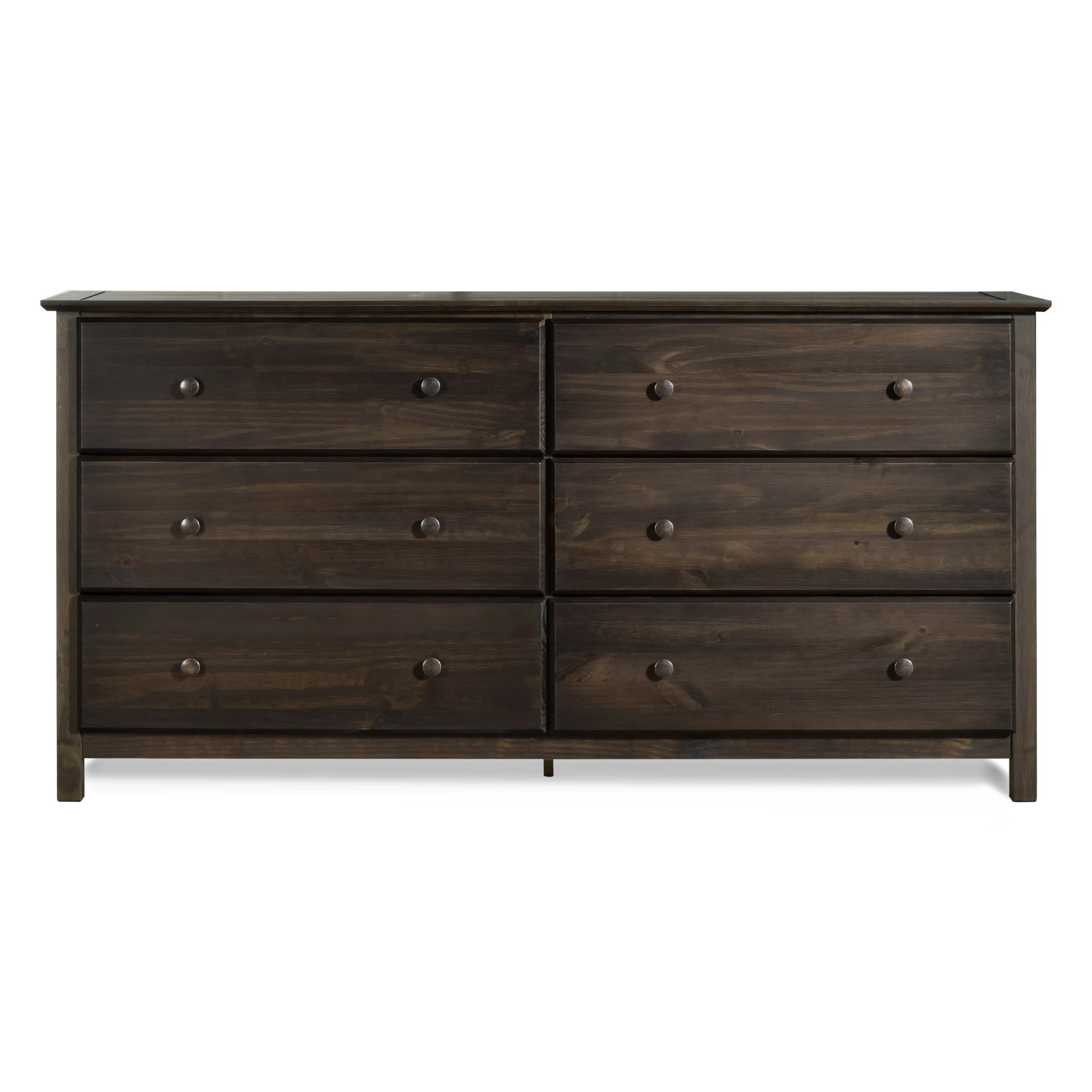Shaker Solid Wood 63.75'' W 6 - Drawer Dresser | Wayfair North America