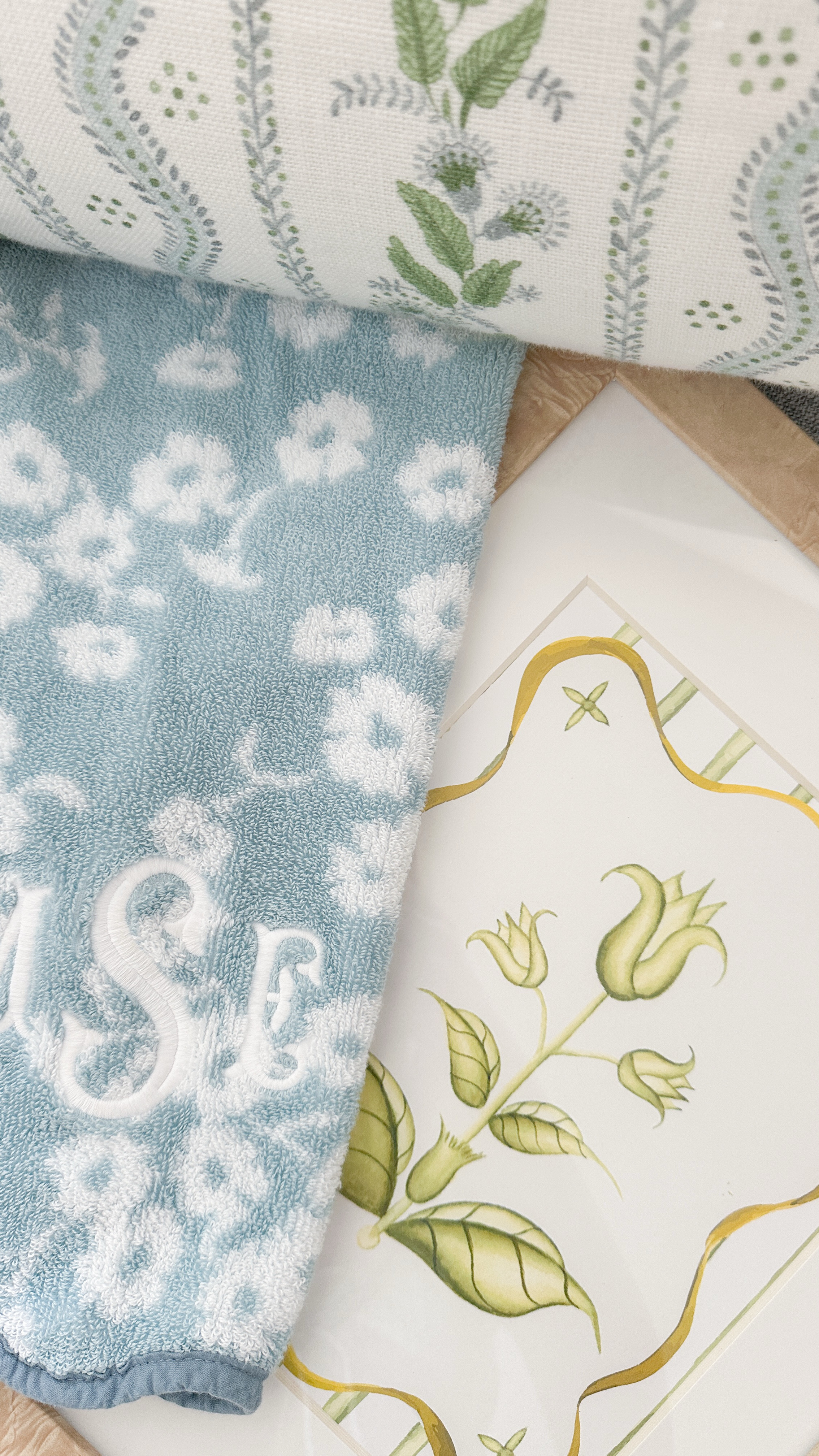 Bathroom refresh 

Weezie towels, blue and green decor, block print shower curtain, grand millennial home decor, home update, southern decor, southern living, Burlwood picture frame 

#LTKFamily #LTKSummerEdit #LTKHome