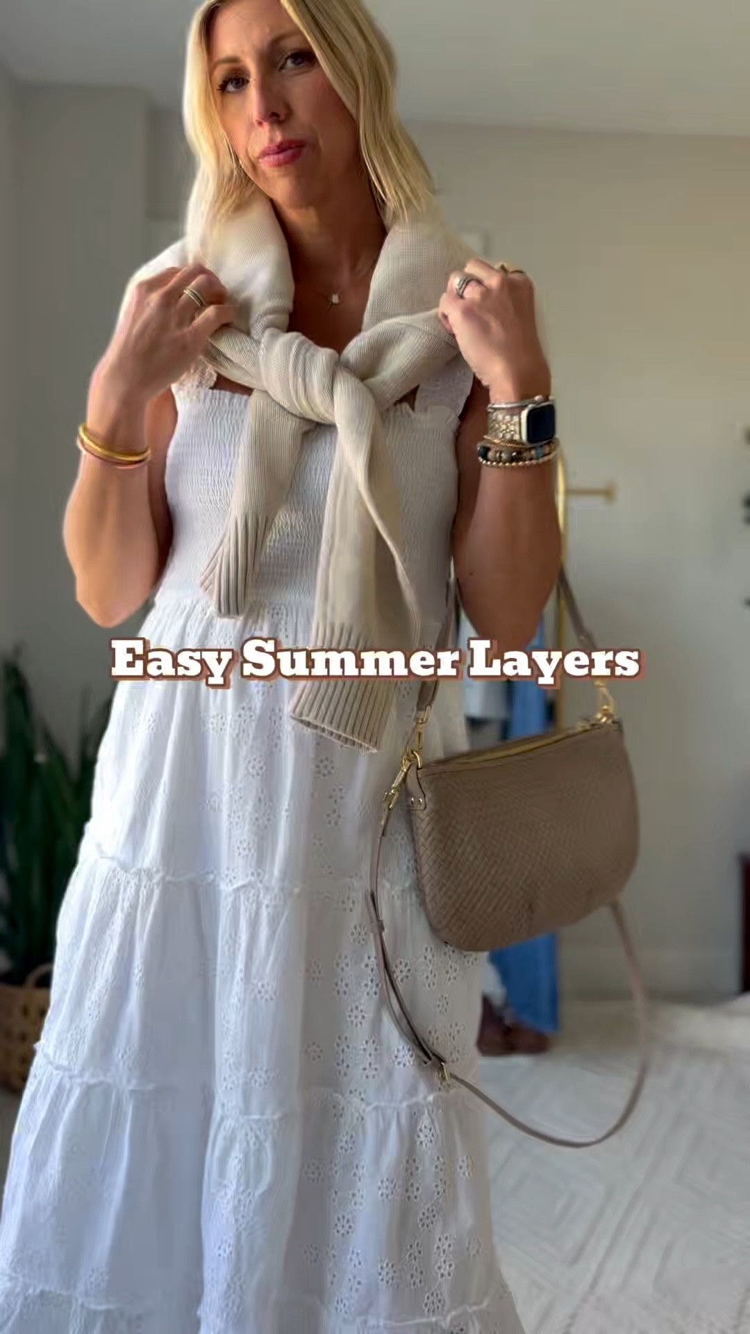 Easy Summer Layers
A breathable dress and light cotton sweater!

#LTKootd #LTKSeasonal #LTKOver40