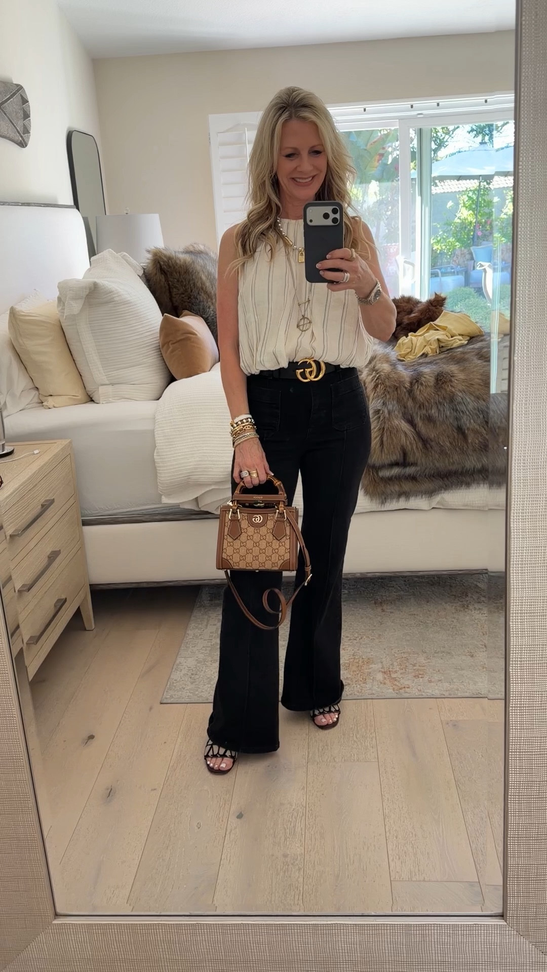 Black & white outfit for a sunset dinner at the beach  

#LTKOver40 #LTKTravel #LTKootd