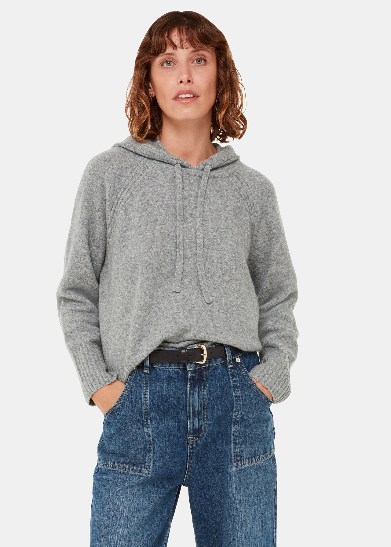 Textured Hooded Sweater | Whistles
