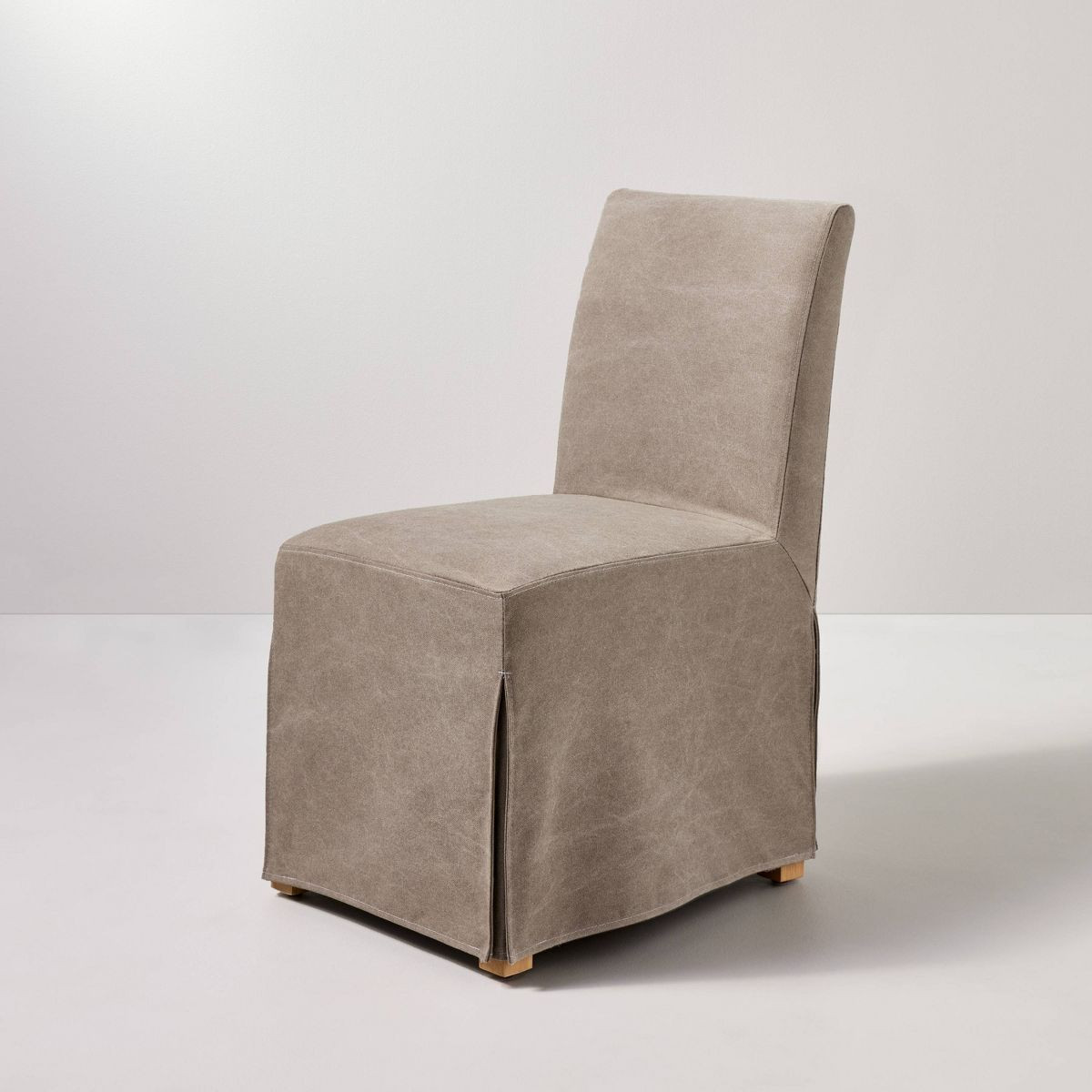 Canvas Slipcover Armless Dining Chair - Hearth & Hand™ with Magnolia | Target