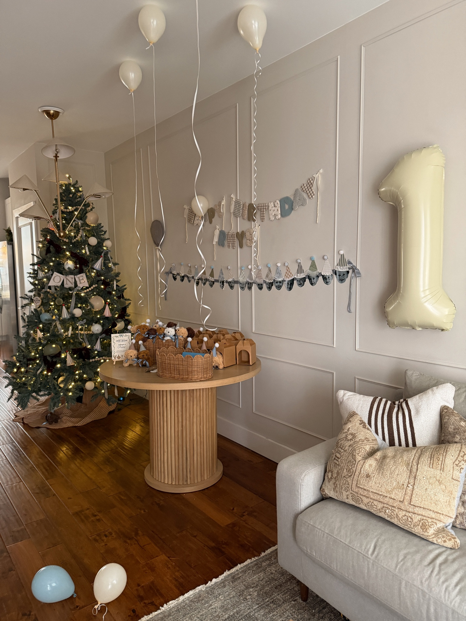 It's the most ONE-derful time of the year! My Christmas holiday themed first birthday party for Rhys! Baby boy first birthday party. 

#LTKHoliday #LTKBaby