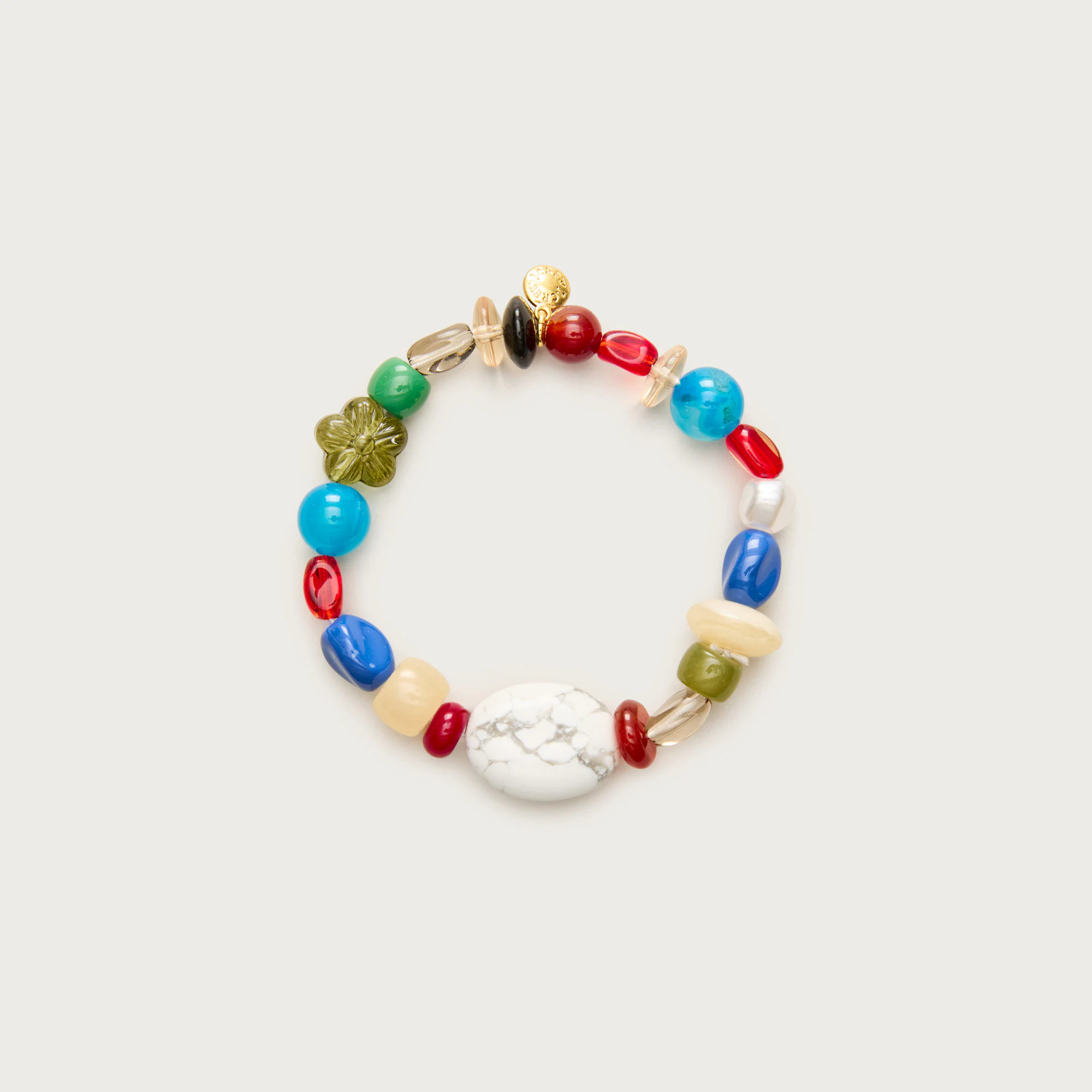 Mixed stone and bead bracelet | J. Crew US
