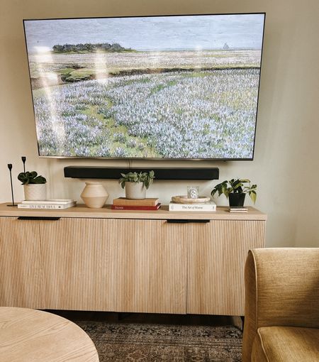 Tv console coastal living room living room decor 

#LTKHome