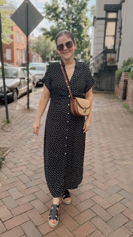 The perfect summer outfit to throw on and run out of the house or wear to Saturday night dinner. Just change your sandals for an elevated look instead of a casual look! I tagged steeply sandals I love and own. Neutral dress, black and white summer dress, floral dresss

#LTKSeasonal #LTKStyleTip