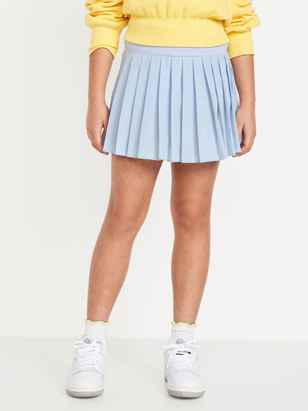 High-Waisted Pleated Performance Skort for Girls | Old Navy (US)