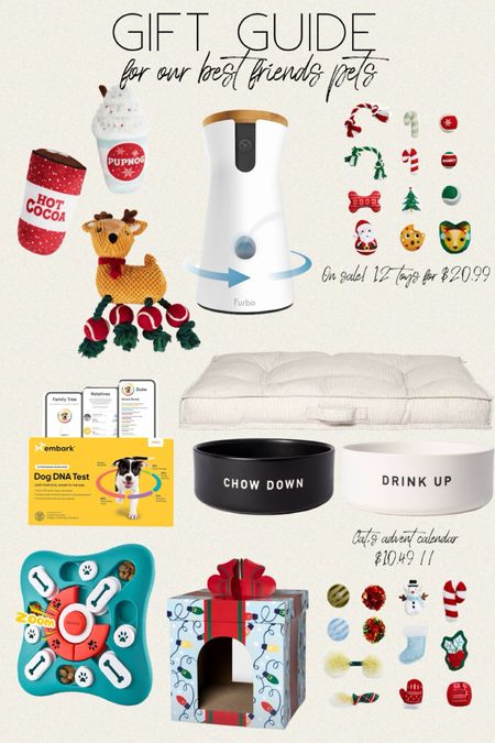 Gift guide for out best friends - pets

Merry Makings Plush Hot Cocoa and Pupnog Dog Toy, Small, Pack of 2 / Merry Makings Plush Reindeer Dog Toy with Tennis Ball Feet, Large / Merry Makings Dog Toy Advent Calendar, Medium / Merry Makings 12-Day Cat Toy Advent Calendar / Furbo 360° Dog Camera: [New 2022] Rotating 360° View Wide-Angle Pet Camera with Treat Tossing /Dog Puzzle Toys, Squeaky Treat Dispensing Dog Enrichment Toys for IQ Training and Brain Stimulation, Interactive Mentally Stimulating Toys as Gifts for Puppies, Cats, Small, Medium, Large Dogs /Embark Breed Identification Kit | Most Accurate Dog DNA Test | Test 350+ Dog Breeds | Breed ID Kit with Ancestry & Family Tree / Traditional Pillow Dog Bed - XL - Boots & Barkley™ / Holiday Present Cat Playhouse Scratcher - Wondershop / 6Cup Dog Bowl with Resist Pattern - Matte Black - Boots & Barkley / Dog Bowl with Resist Pattern - Matte White - 6cup - Boots & Barkley™ 

#giftguide #dog #cat #christmas #gabrielapolacek

#LTKHoliday #LTKSeasonal #LTKGiftGuide