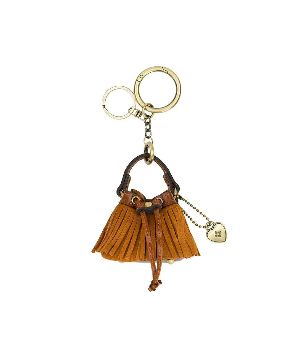 Micro Elisa Bag Charm - Suede | Patricia Nash Designs