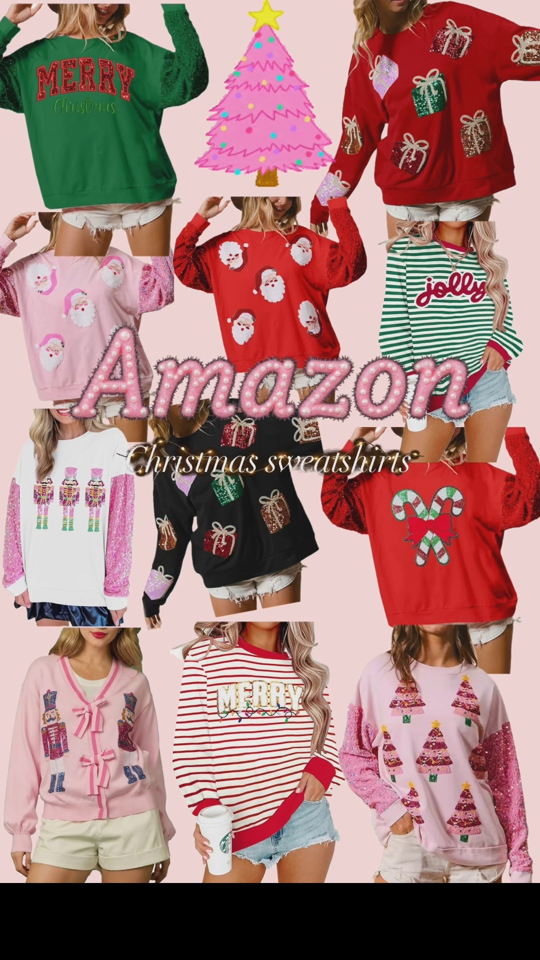 The cutest Amazon Christmas sweatshirts!!💕🎀🎄

#LTKgrwm #LTKHoliday #LTKSeasonal