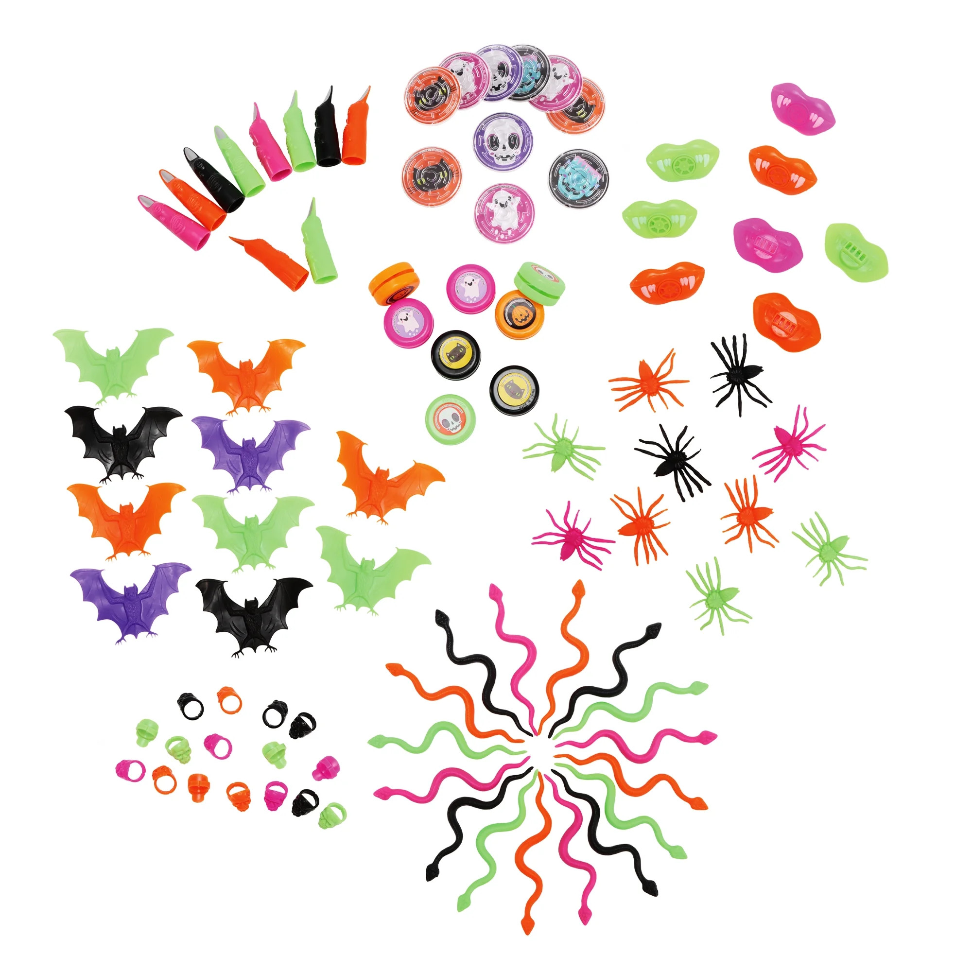 Multi Value Pack, 88 Pieces, Halloween, Party Favors, Halloween Collection, Ages 3+, by Way to Ce... | Walmart (US)