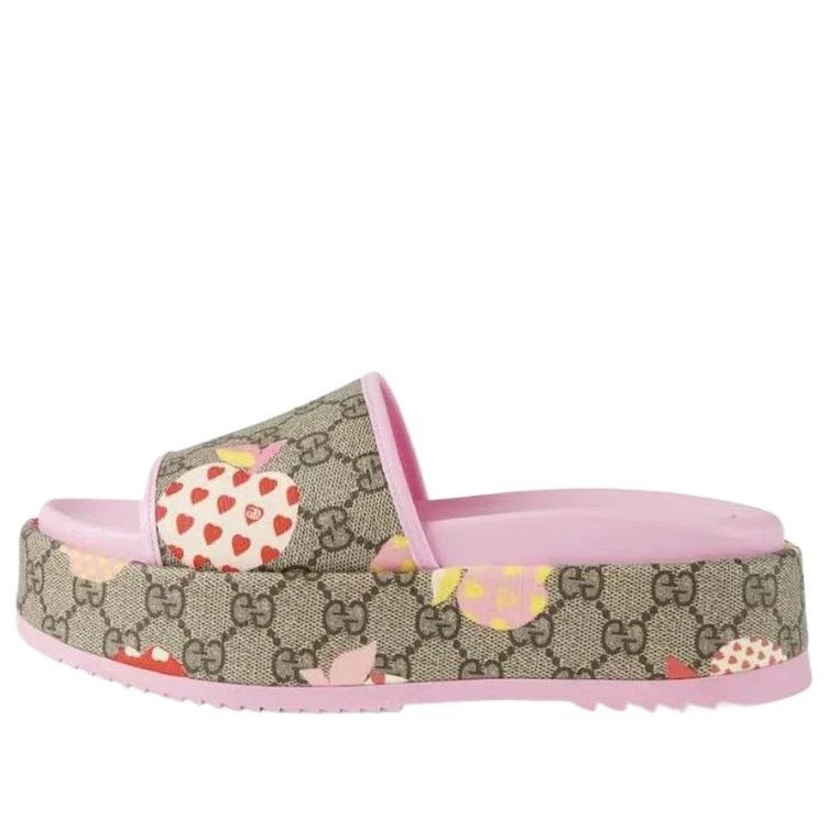 (WMNS) Gucci Rubber GG Slide 'Les Pommes' 664214-22K20-8961 | KICKS CREW
