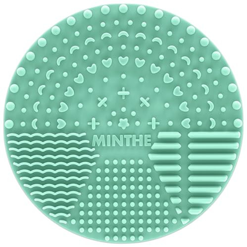 MINTHE™ Makeup Brush Cleaner Mat | 2 Pack | Silicone Make up Cleaning Pad | Amazon (US)