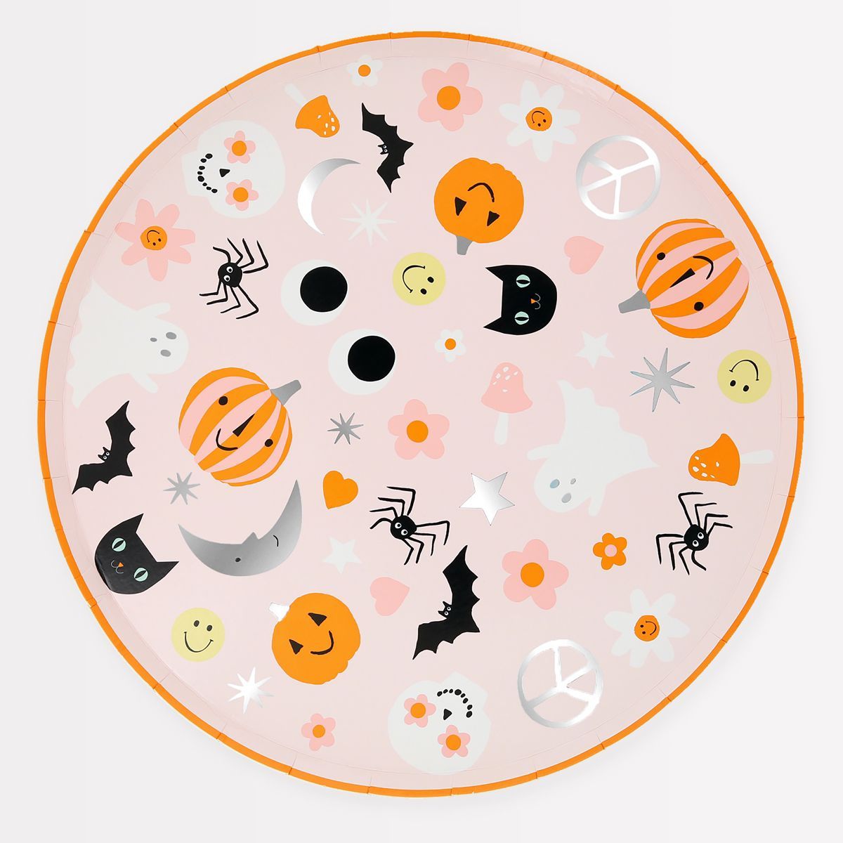 Meri Meri Groovy Halloween Icon Dinner Plates (Pack of 8) | Target