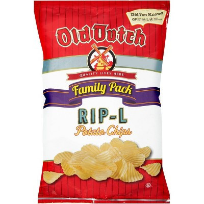 Old Dutch Family Pack Rip-L Potato Chip 10oz | Target