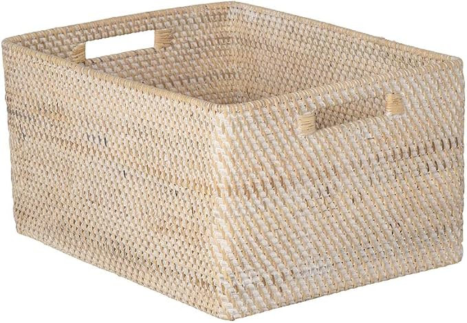 Handwoven natural texture, convenient carry design, versatile household organization, decorative ... | Amazon (US)