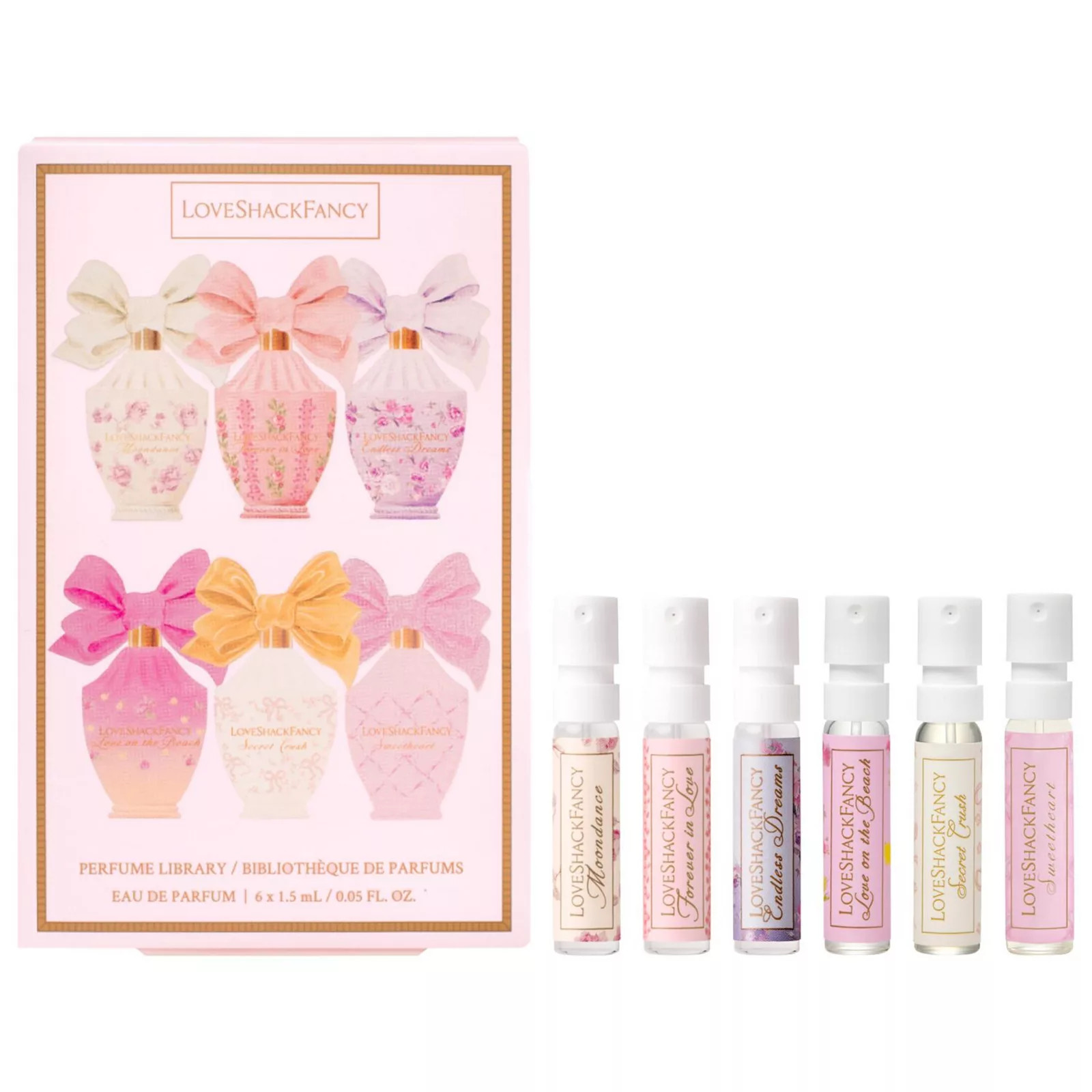 LoveShackFancy Signature Perfume Library Eau de Parfum Perfume Discovery Set, Multiline | Kohl's