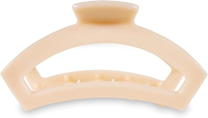 TELETIES - Large Open Claw Clip - Ideal for Curly, Long, Thick, or Wavy Hair - For All Hair Textu... | Amazon (US)