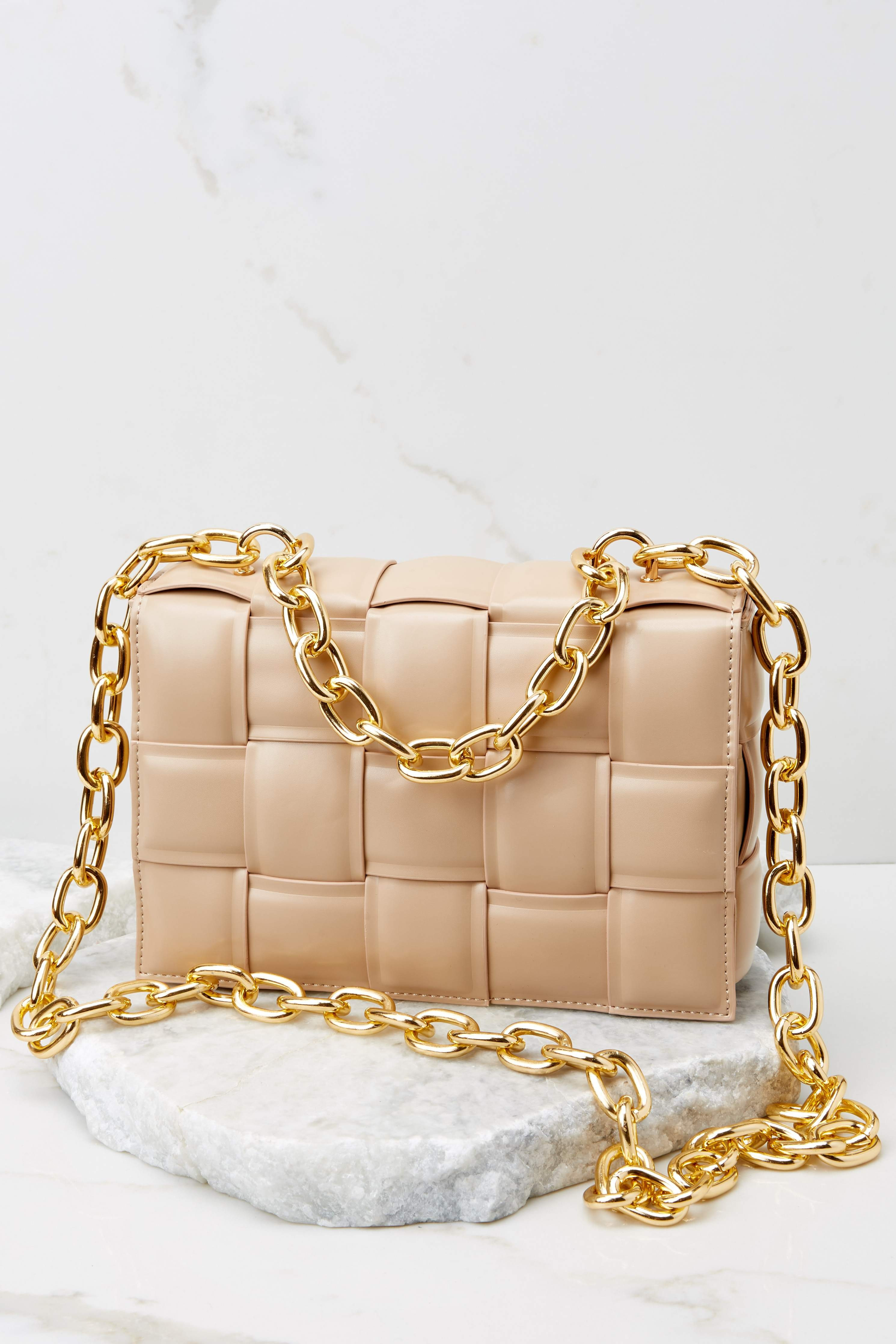 My One And Only Natural Chain Bag | Red Dress 